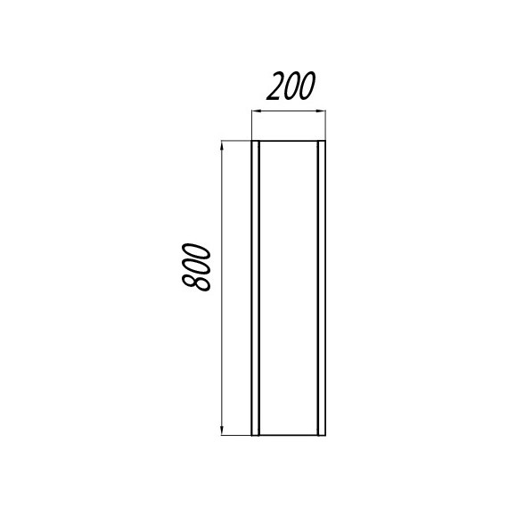 Модуль подвесной Акватон Брук 20 см 1A201003BCDL0, белый/дуб латте - фото 2