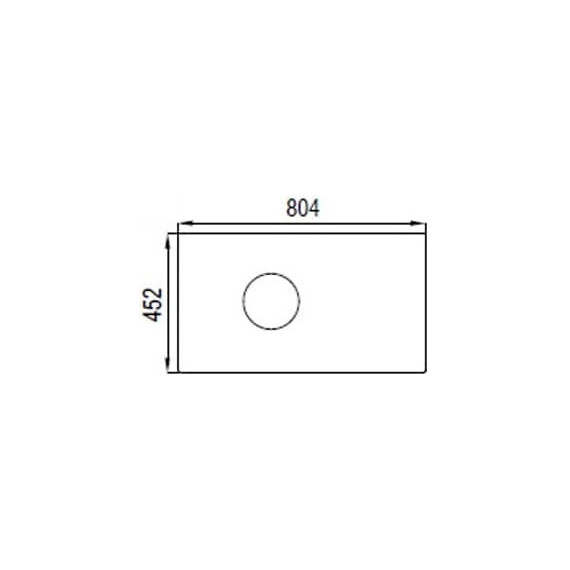 Тумба подвесная со столешницей открытая Акватон Брук 80 см 1A201501BCDF0, белый/дуб феррара - фото 3