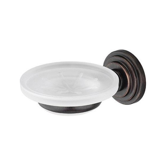 Мыльница WasserKraft Isar K-7329, цвет тёмная бронза - фото 