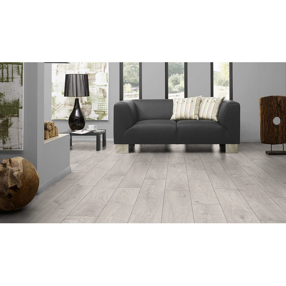 Ламинат Kronotex Exquisit 193x1380 мм D 3223, дуб атлас белый - фото 2