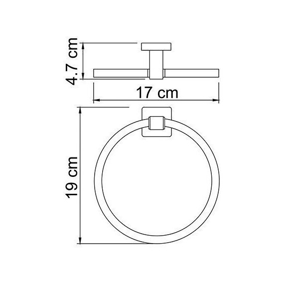 Кольцо для полотенец WasserKraft Lippe K-6560 - фото 4