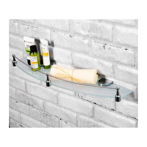 Полка стеклянная WasserKraft Kammel K-8344 50 см - фото 2