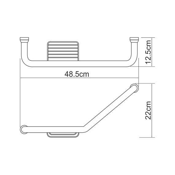 Поручень с мыльницей WasserKraft K-1077Left - фото 4