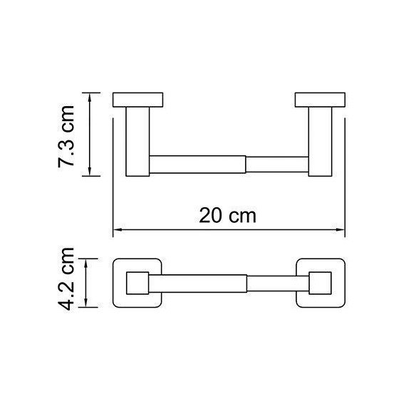 Держатель для туалетной бумаги WasserKraft Lippe K-6522 - фото 4