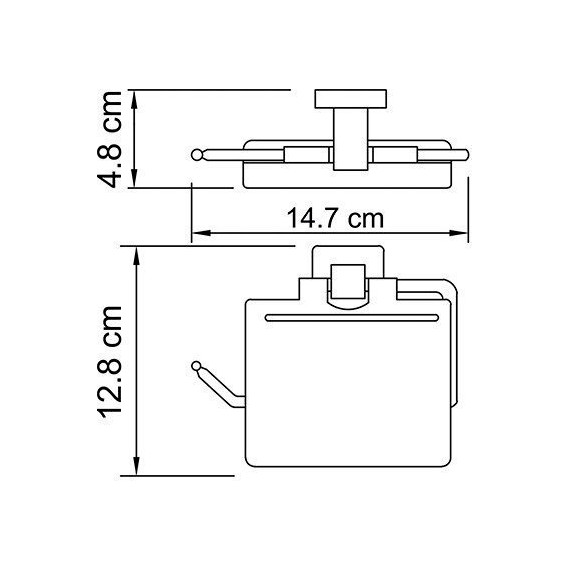 Держатель для туалетной бумаги WasserKraft Lippe K-6525 - фото 4