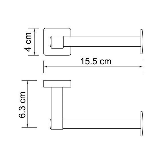Держатель для туалетной бумаги WasserKraft Lippe K-6596 - фото 4