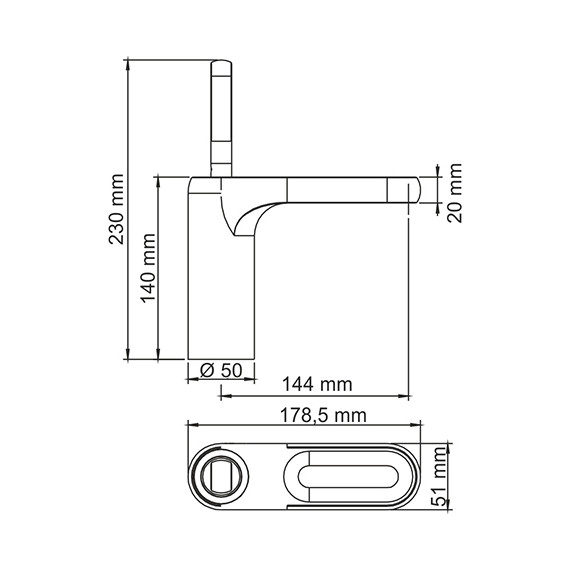 Смеситель для раковины WasserKraft Kammel 1803 - фото 3