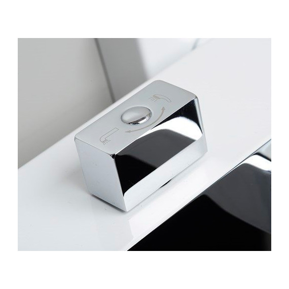 Смеситель для ванны WasserKraft Aller 1061WHITE, белый/хром - фото 6