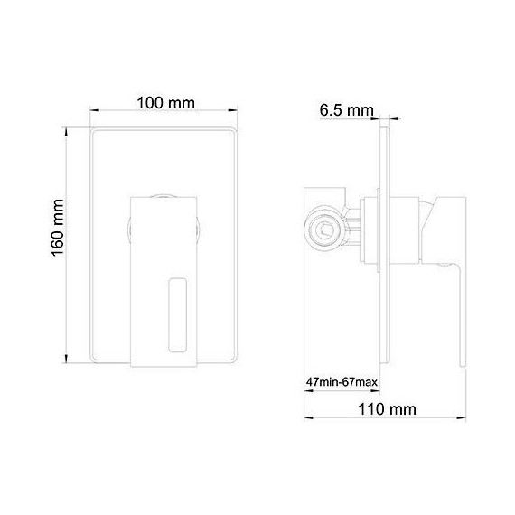 Смеситель для душа WasserKraft Alme 1551 - фото 3