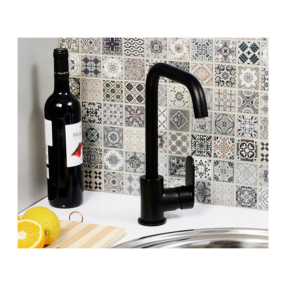 Смеситель для кухни WasserKraft Elbe A7407, чёрный - фото 4