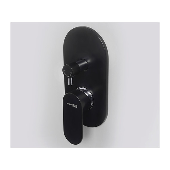 Смеситель для ванны WasserKraft Elbe 7441, чёрный - фото 3