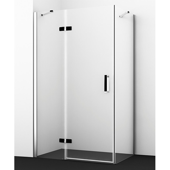 Душевое ограждение WasserKraft Aller 120х90 см L 10H07LBLACK, чёрный/прозрачное - фото 