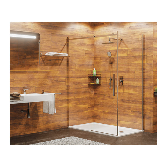 Душевое ограждение WasserKraft Alme 120х90 см 15R07, хром/прозрачное - фото 4