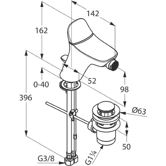 Смеситель для биде Kludi Ambienta 532160575 - фото 8