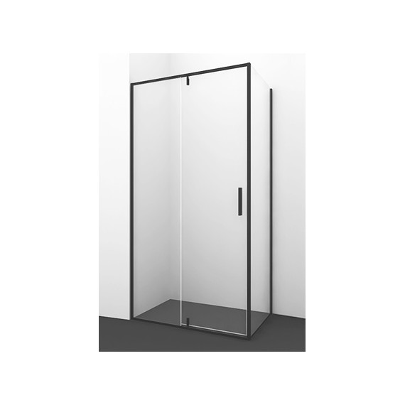 Душевое ограждение WasserKraft Elbe 90х90 см 74P03, черный/прозрачное - фото 