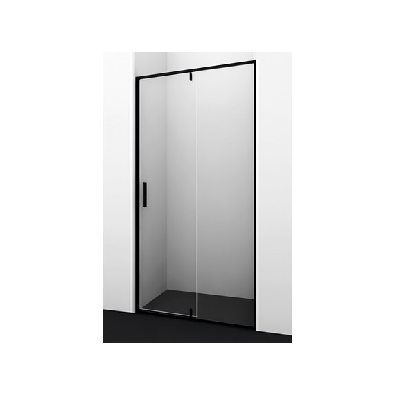 Душевая дверь WasserKraft Elbe 90 см 74P04, черный/прозрачное - фото 