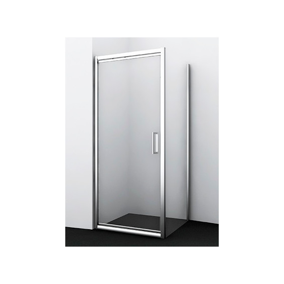 Душевое ограждение WasserKraft Salm 80х100 см 27I29, хром/прозрачное - фото 