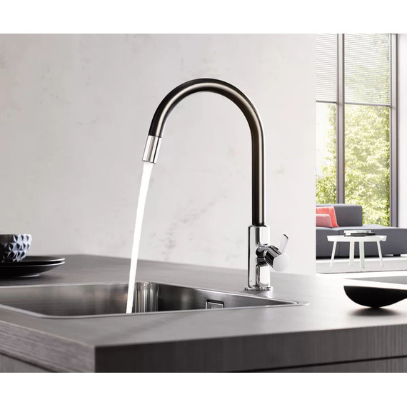 Смеситель для кухни Kludi Bingo Star XS 468518778, чёрный - фото 2