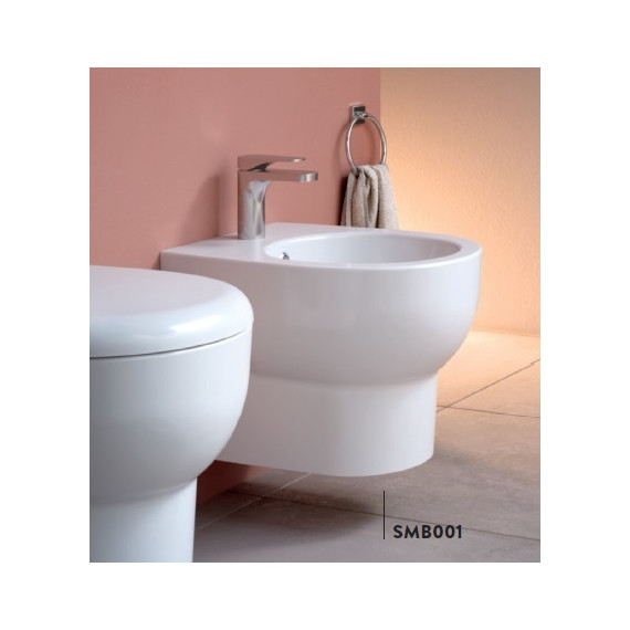 Биде подвесное ArtCeram Smarty SMB001 01 00 - фото 3