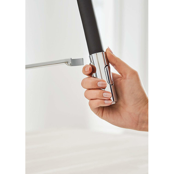 Смеситель для кухни Grohe Concetto new 31491000, хром/чёрный - фото 7