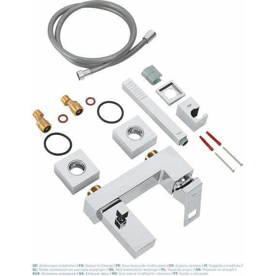 Смеситель для ванны Grohe Eurocube 23141000 - фото 5