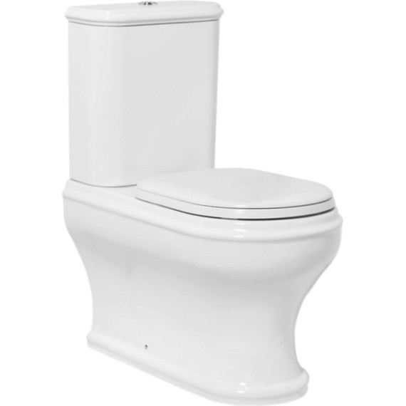 Унитаз-компакт Azzurra Charme CHVCMP000000BI с крышкой микролифт - фото 