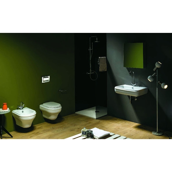 Унитаз подвесной Azzurra Charme CHVKSP000000BI с крышкой микролифт - фото 4