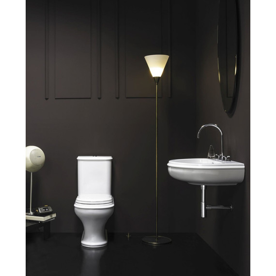 Унитаз-компакт Azzurra Charme CHVCMP000000BI с крышкой микролифт - фото 4