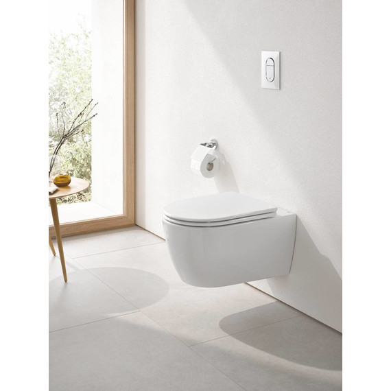 Унитаз подвесной безободковый Grohe Essence Ceramic 3957100H - фото 5