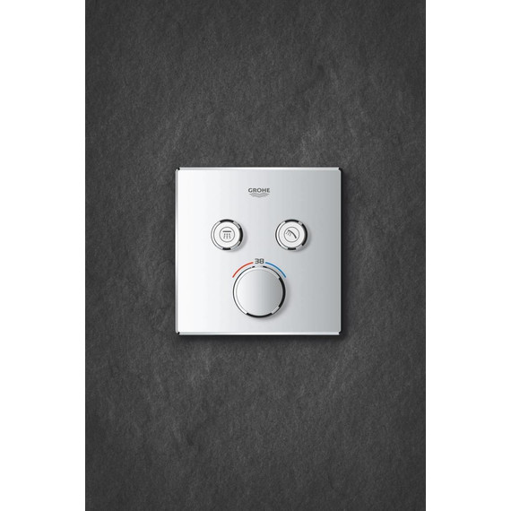 Смеситель для ванны с термостатом Grohe Grohtherm SmartControl 29124000 - фото 2