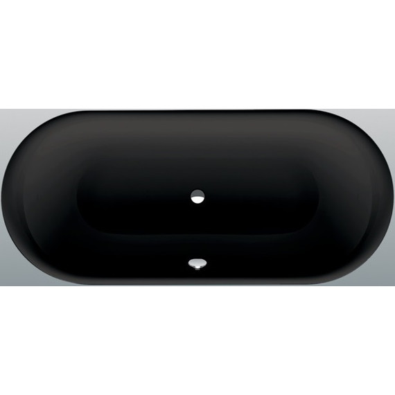 Ванна cтальная Bette Lux Oval 180х80 см 3466-035, чёрный - фото 