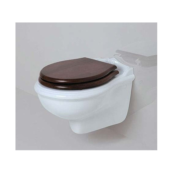 Унитаз подвесной Azzurra Jubilaeum JUVKSP000000BI с крышкой микролифт - фото 2