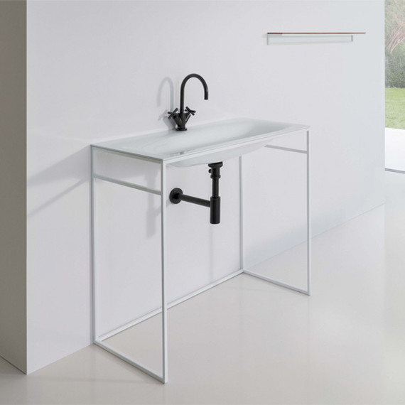 Раковина с каркасом Bette Lux Shape 60 см A170 HLW1 - фото 