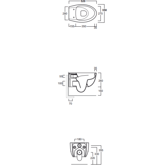 Унитаз подвесной безободковый Simas Bormio BR18bi - фото 6