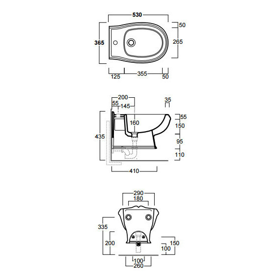 Биде подвесное Simas Arcade AR843bi*1 - фото 7