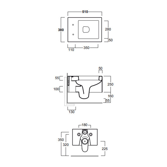 Унитаз подвесной Simas Frozen FZ18nero, Цвет производителя: чёрный - фото 4