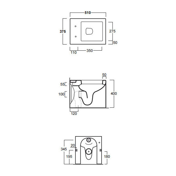 Унитаз приставной Simas Frozen FZ01bi - фото 7