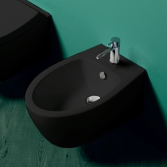 Биде подвесное Simas Lft Spazio LFT19 nero*1 - фото 