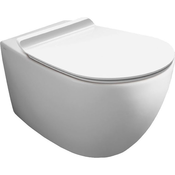 Унитаз подвесной безободковый Simas Vignoni VI18bi, Цвет производителя: белый - фото 