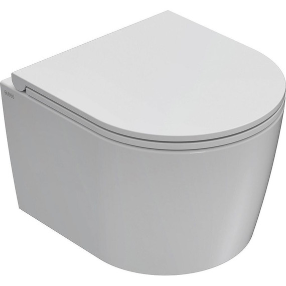 Унитаз подвесной безободковый Globo Forty3 FOS06.BI - фото 