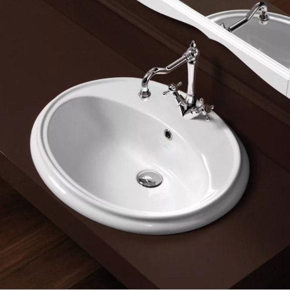 Раковина врезная на столешницу Simas Arcade 60 см AR859bi*1 - фото 3