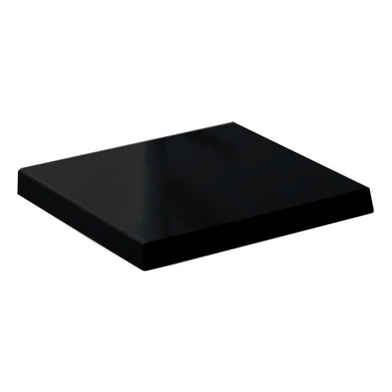 Сиденье с крышкой для унитаза Simas Frozen микролифт FZ004 nero/cr - фото 