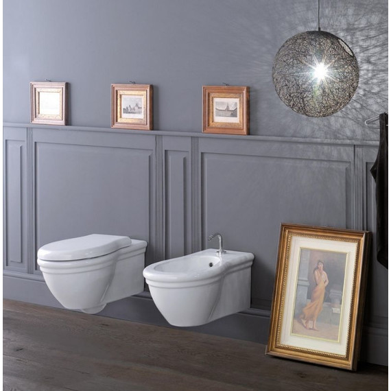 Унитаз подвесной Globo Paestum PAS03.BI - фото 5