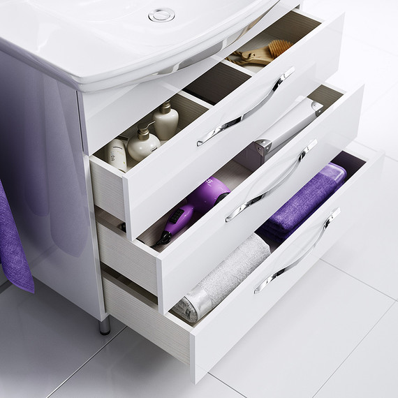 Тумба напольная с раковиной Aqwella Аллегро 105 см Agr.01.10/3 - фото 4