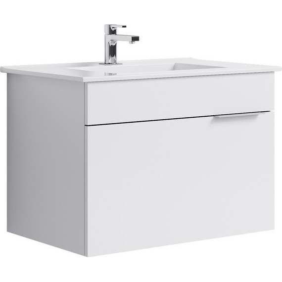 Тумба подвесная с раковиной Aqwella Бриг 75 см Br.01.07/1/W - фото 