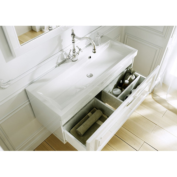 Тумба подвесная с раковиной Aqwella Империя 100 см Emp.01.10/W - фото 8