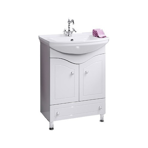 Тумба напольная с раковиной Aqwella Франческа 65 см FR0106 - фото 