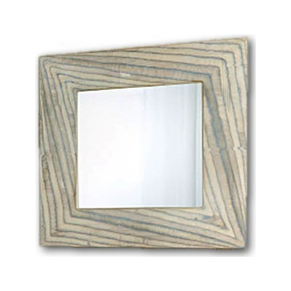 Зеркало Aqwella Clarberg Papyrus wood 100 см Pap-w.02.10/LIGHT, светлое дерево - фото 