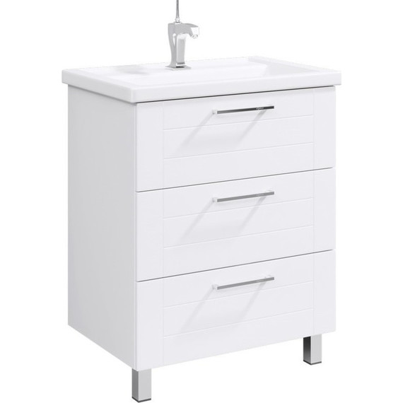 Тумба напольная с раковиной Aqwella Манчестер 70 см MAN01073 - фото 