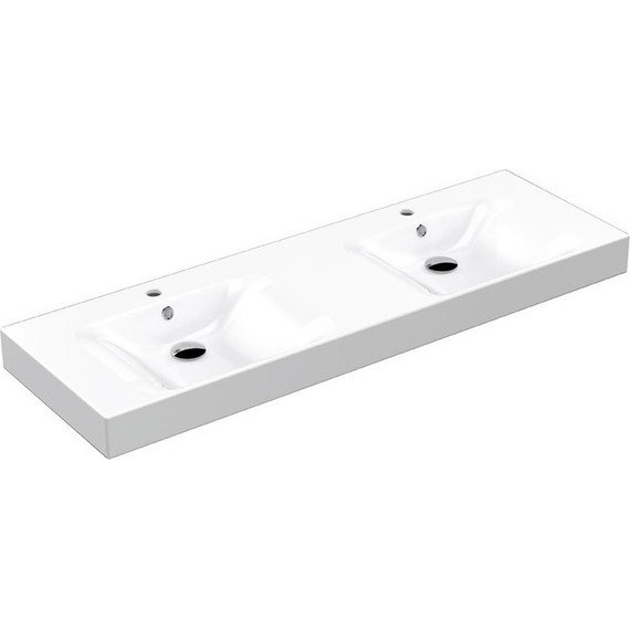 Раковина подвесная двойная Kerasan Cento 140 см 353601*1 - фото 